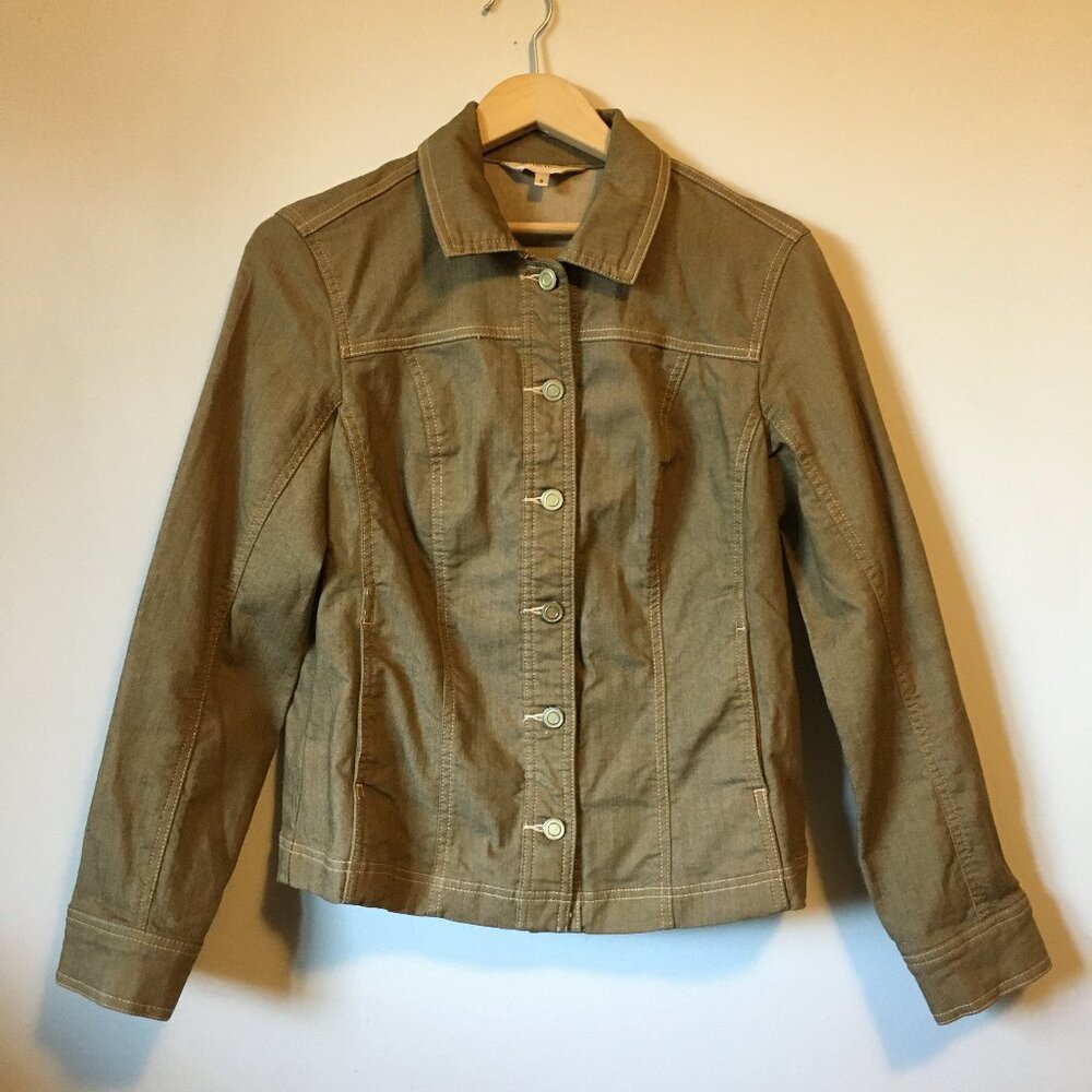 Northern Reflections Tan Jean Jacket Neutral Utility